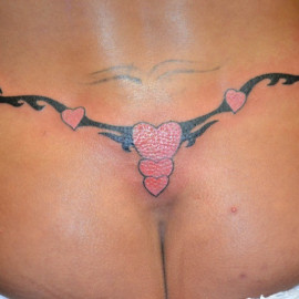 collin de lange add Butterfly Tattoo On Vagina photo