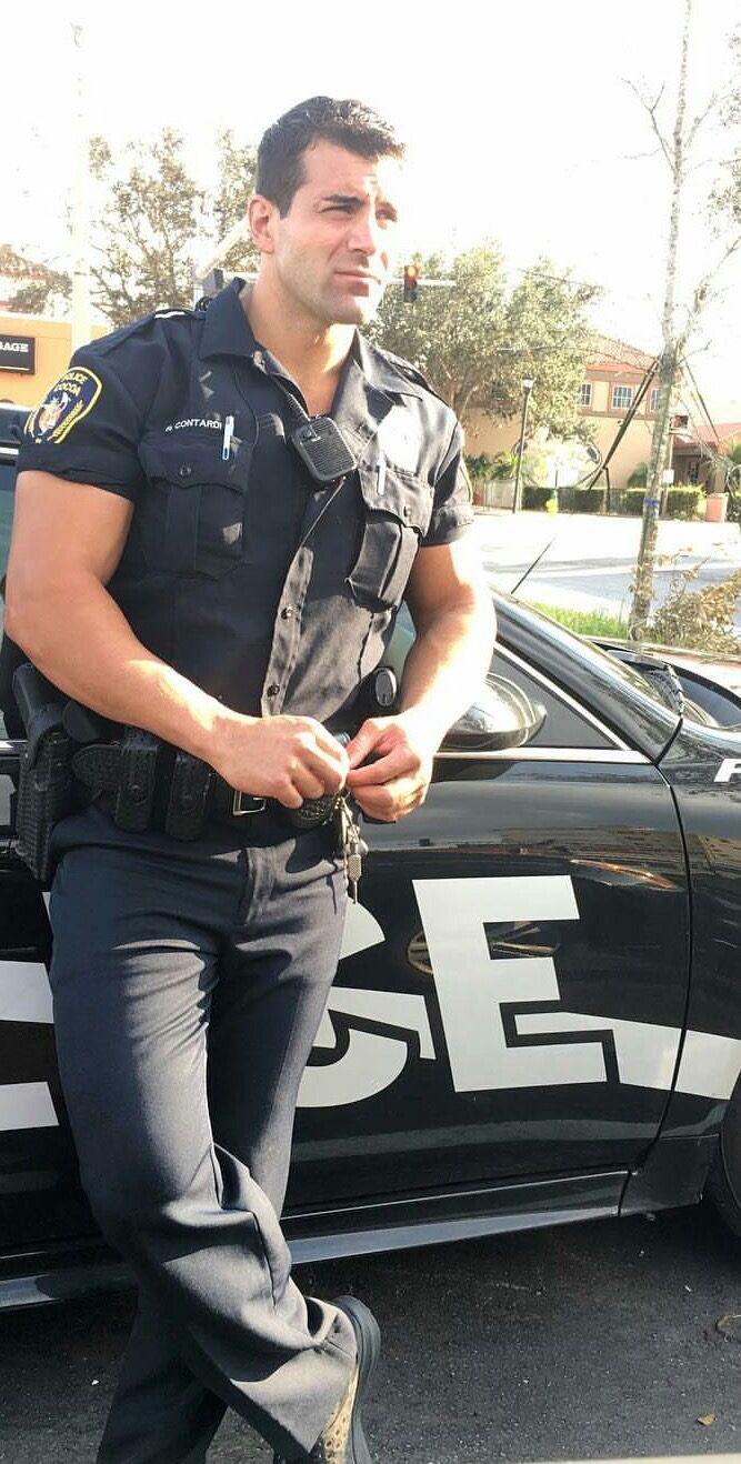 daniel gisby add Sexy Cop Man photo