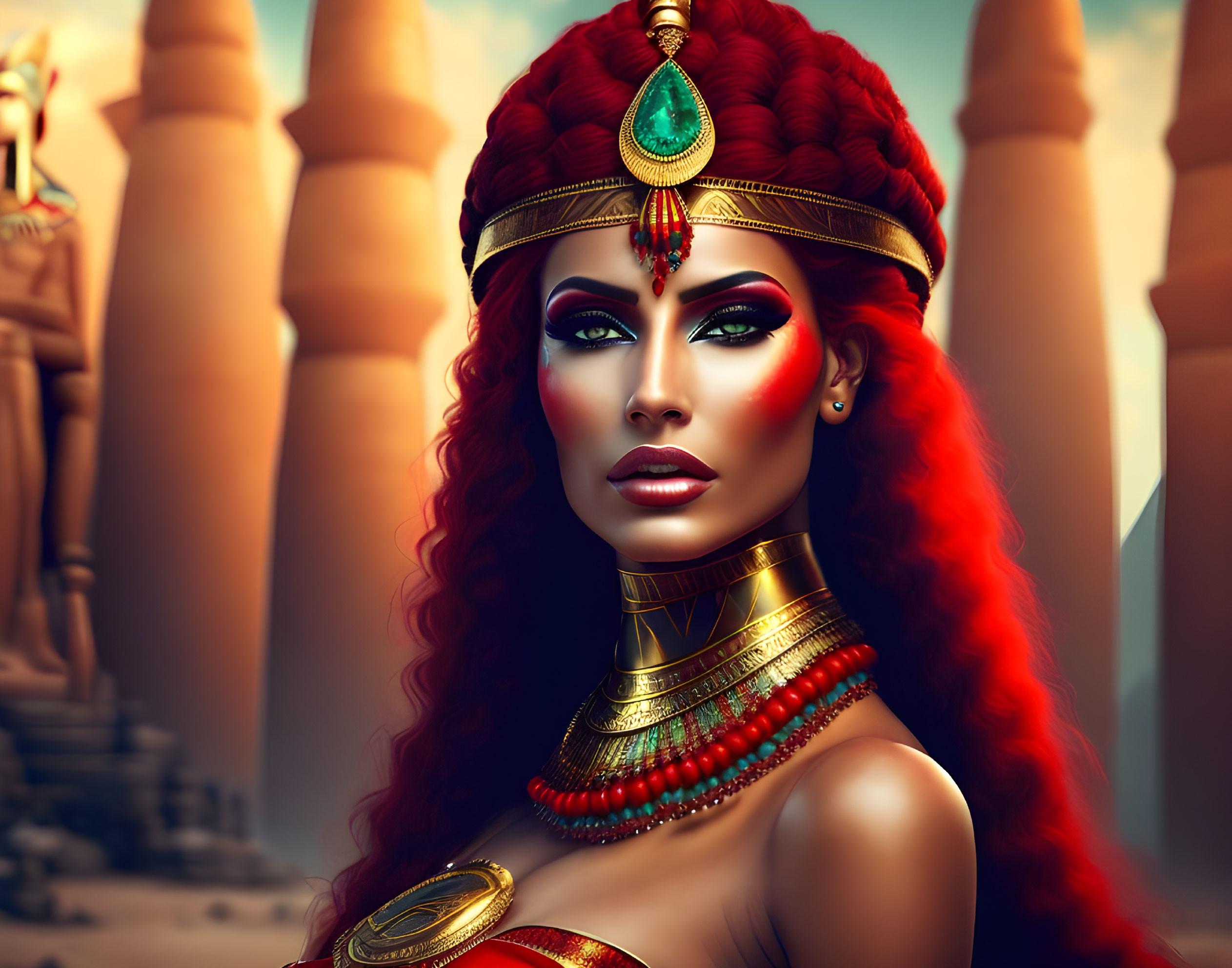 carter lai add Cleopatra Red Head photo