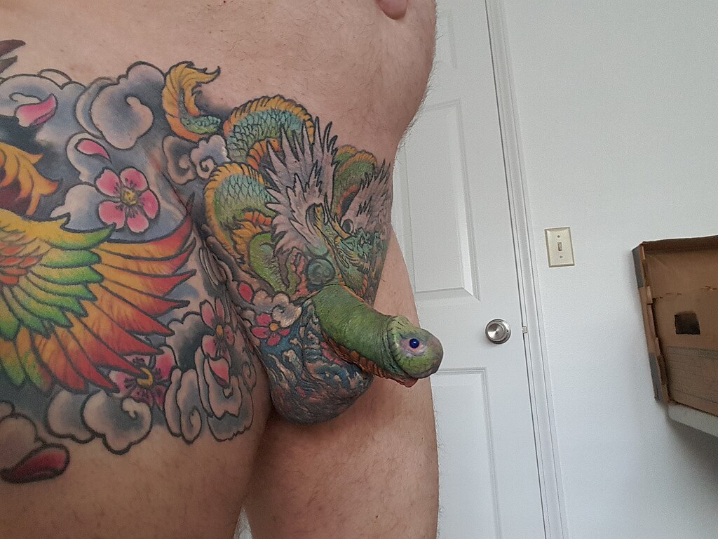 april lesher add Cock With Tattoo photo