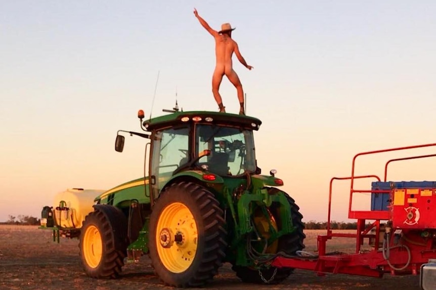 ale montenegro add Nude On A Tractor photo