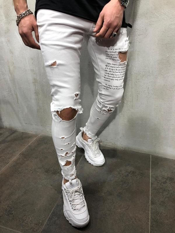 adam trafford add Letsdoit Ripped Jeans photo