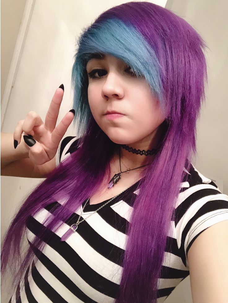 diana frasca add Purple Hair Emo photo