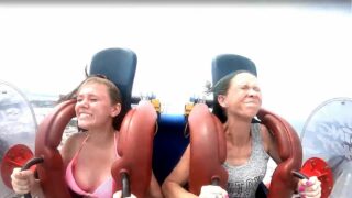 amy tice add Tits Fall Out On Slingshot Ride photo