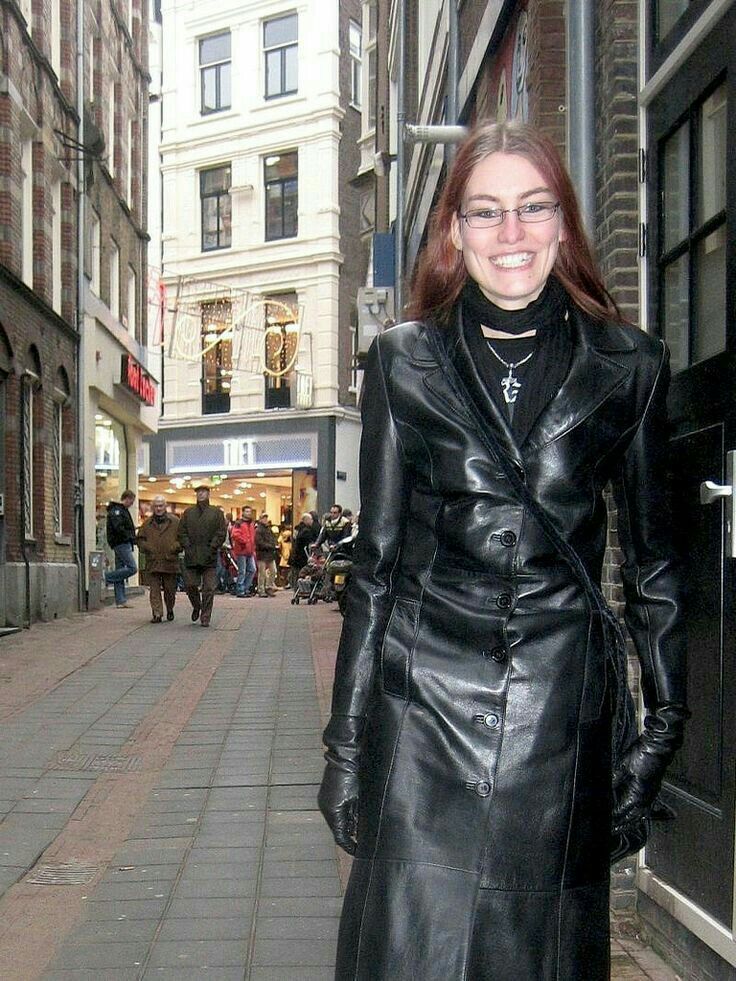 carol patrone add Leather Coat Porn photo