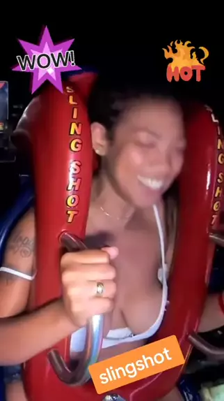 debashree paul add Tits Fall Out On Slingshot Ride photo