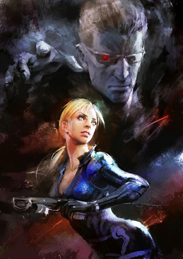 diana dedo add Wesker X Jill photo