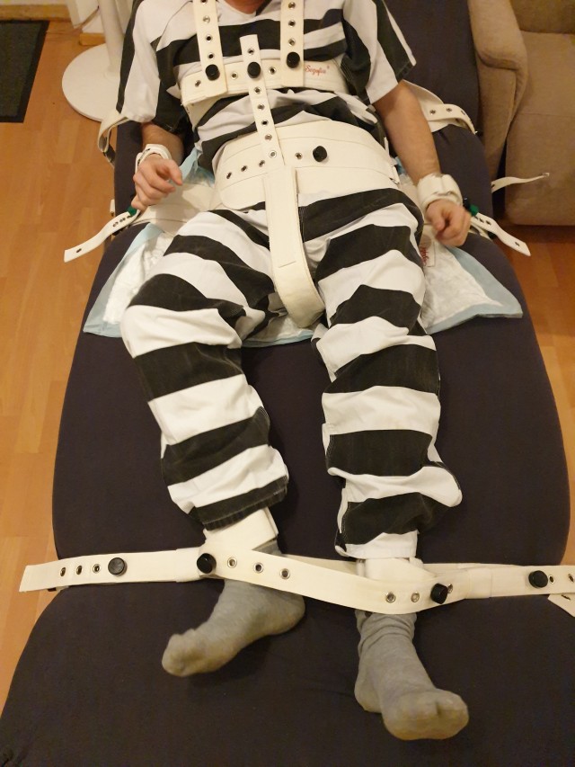 aj caruso add Male Diaper Bondage photo