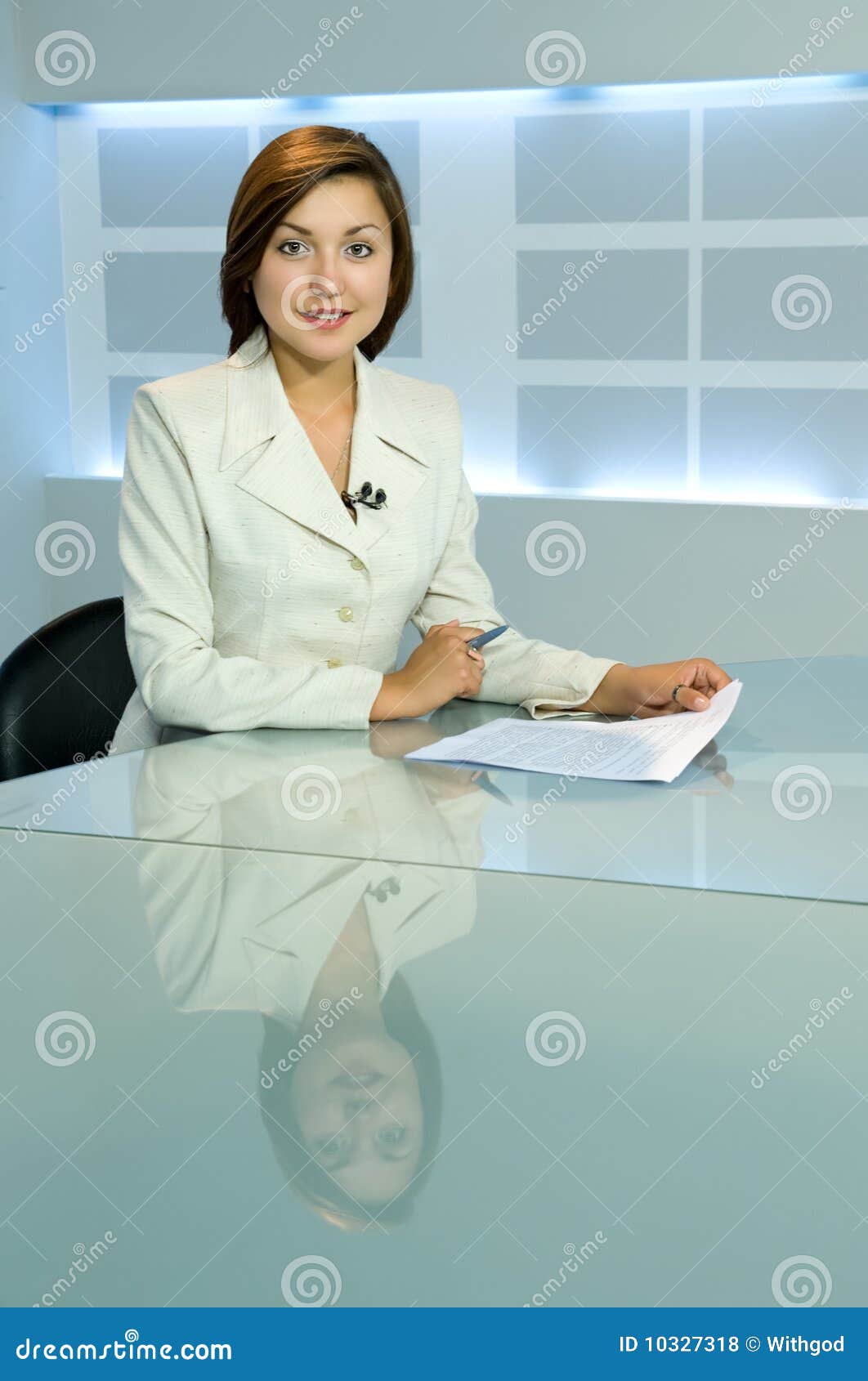 dhaval vasani add Anchorwoman Translucent Desk photo