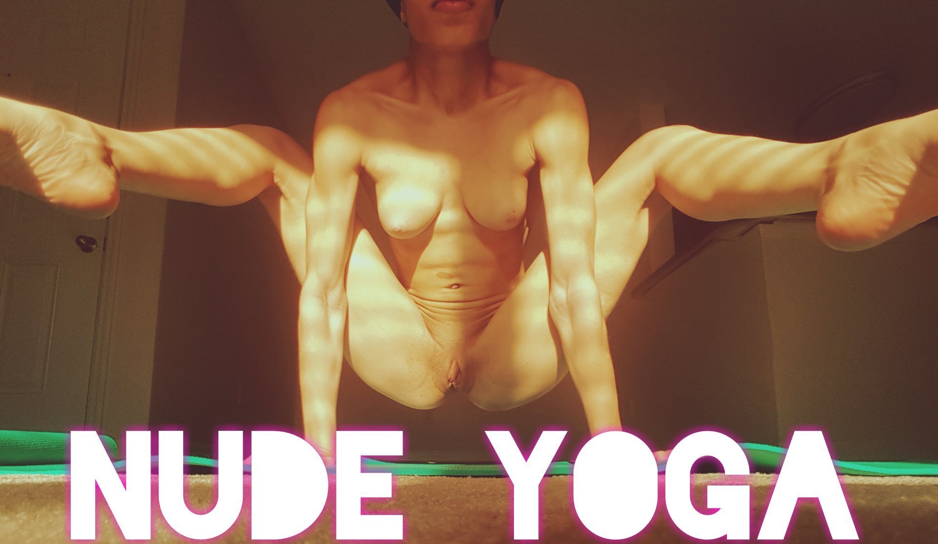 arianna english add Busty Naked Yoga photo