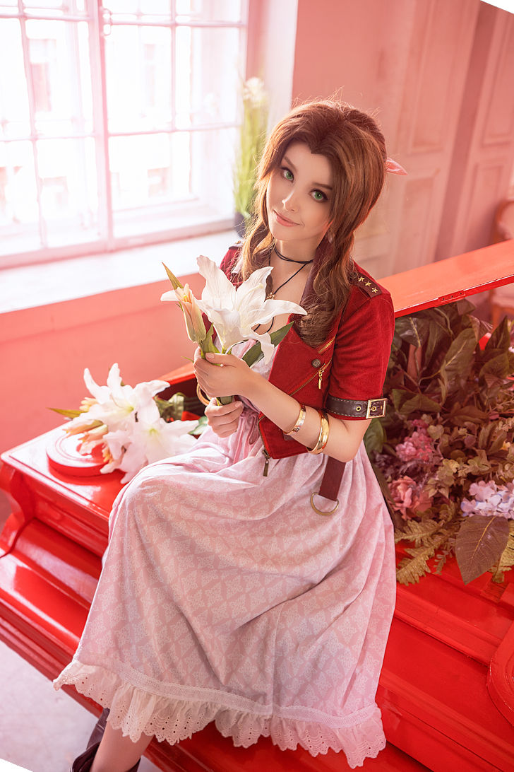 brittany lynn wilson add Aerith Gainsborough Cosplay photo