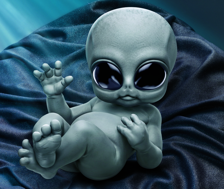 brad pit add Baby Alien Bj photo