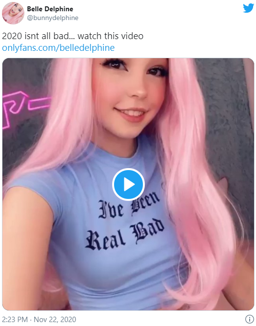 david dewalt add Belle Delphine Sex Scene photo