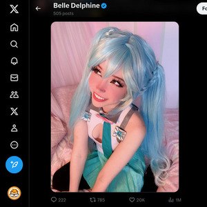 cyndi pace add Belle Delphineleaked photo