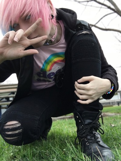 dick huffer add Pink Hair Emo photo