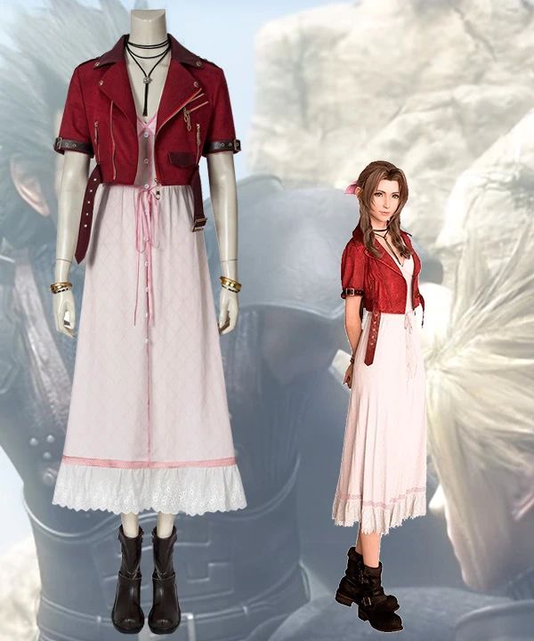 ayeye brazo add Aerith Gainsborough Cosplay photo