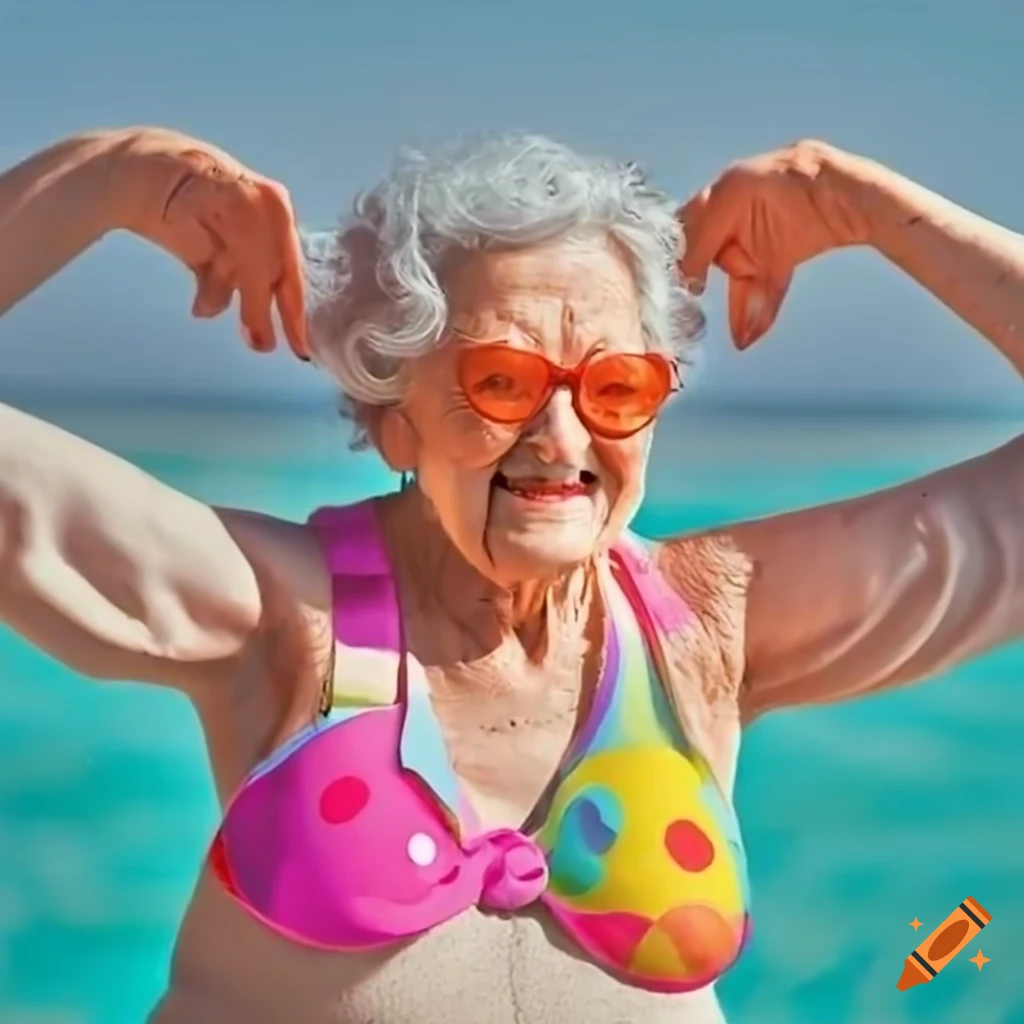 anuradha bhayana add Grandma Swimming Suits photo