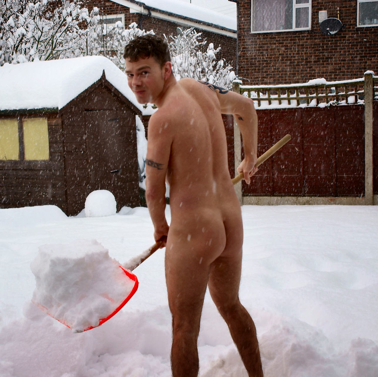 brian rue add Naked Guys In The Snow photo