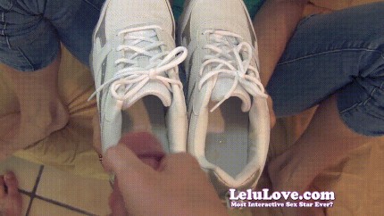 analee dizon add Cumming In Sneakers photo