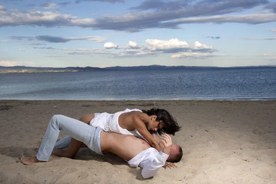 cheryl flaming add Lovemaking On Beach photo