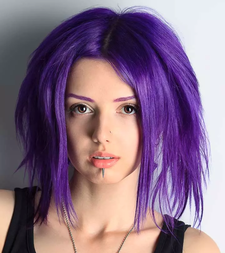 doreen beaupre add Purple Hair Emo photo