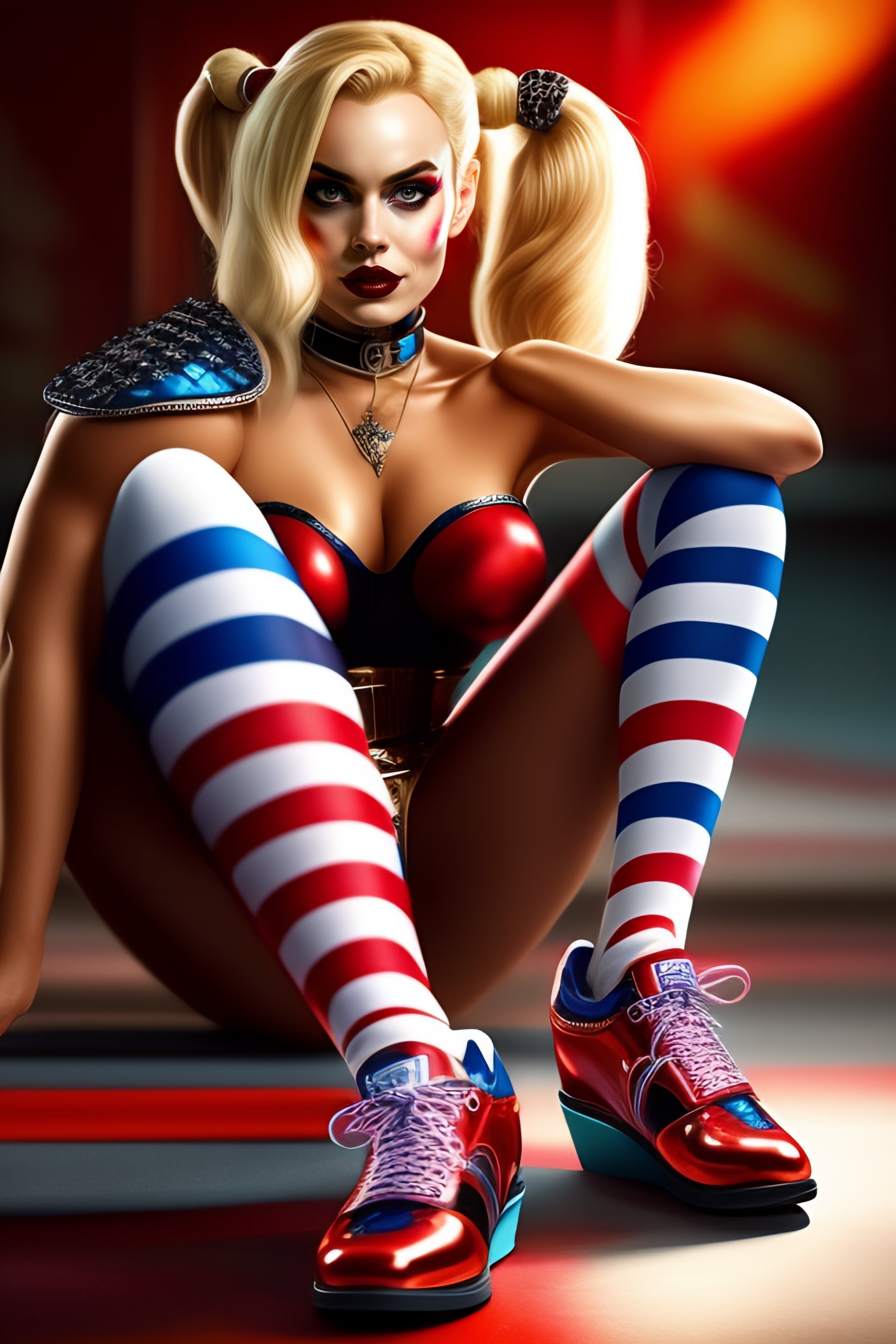 dave tse add Harley Quin Feet photo