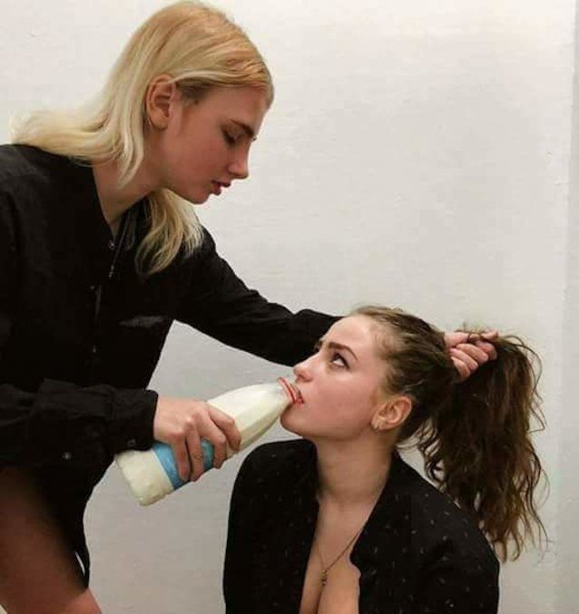 bridget burr add Lesbian Milk Porn photo