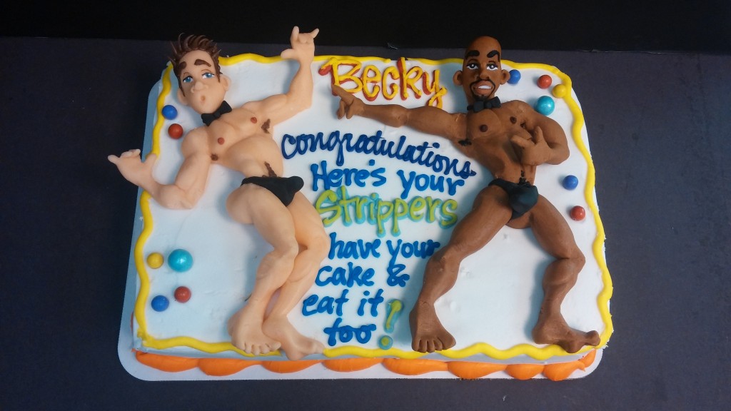 dann george add Male Stripper Cake photo