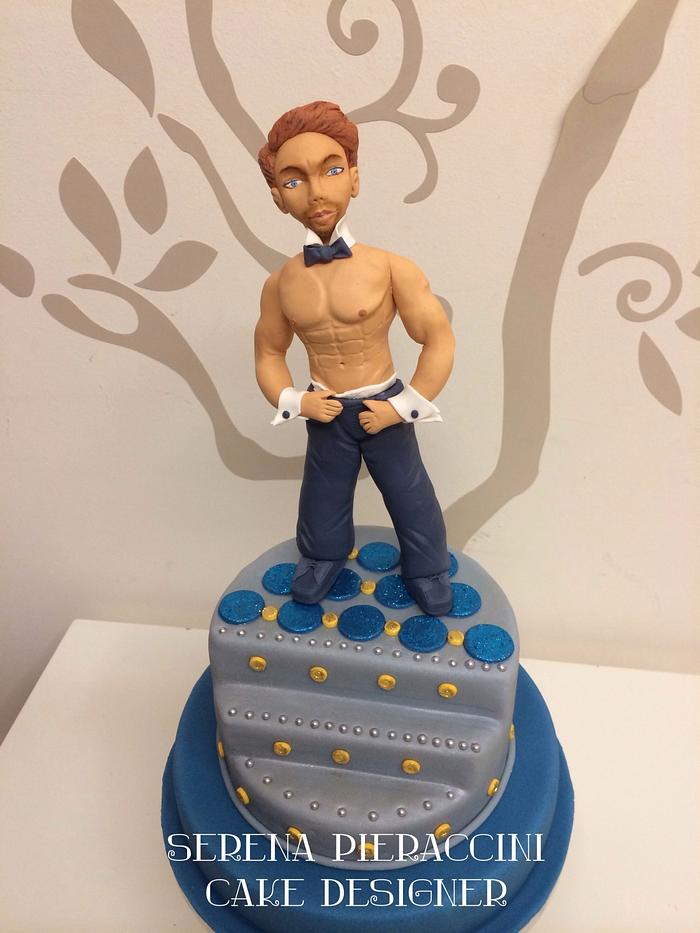 Male Stripper Cake 12962