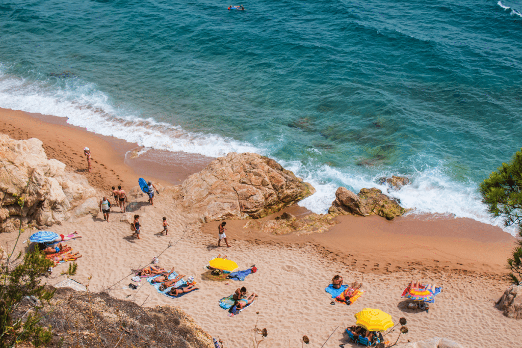 annie stauffer add Naked Beach Barcelona photo