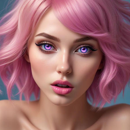 adriana hartmann add Siri Dahl Pink Hair photo